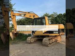 Wysokiej wydajności gąsienicę Cat312D 12ton używany crawler gąsienicę