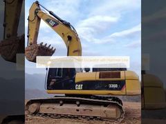 Dość używana oryginalna koparka Cat 336dl z linią młotkową do górnictwa
