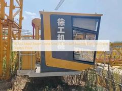 XCMG używany żuraw wieżowy mały 6 ton samodzielnie wznoszący się płaski żuraw topless cena