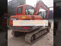 Tani używany mini koparka Doosan 75, oryginalna koparka fabryczna, odpowiednia do budowy ogrodu, budowy dróg