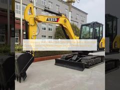 Bezpłatna dostawa Nowy Tzco Tz60 Mini Ekskawator 6ton Wysokiej Jakości Krawler Hydraulic Digger Engine Motor Maszyny z Chin
