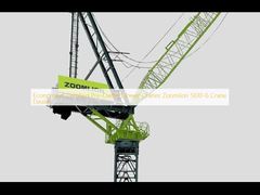 Certyfikowane ekonomiczne używane żurawie wieżowe Zoomlion 5610-6 Krupier żurawi