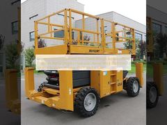 Construction Equipment 15m Diesel Rough Terrain Lifting Platform Xg1523rt Mini Hydraulic Aerial Work Platform Mobile Scissor Lift Table Platform for Sale