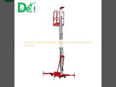 Aluminum Mast Lift Platform Single Column Aerial Work Lift Platform